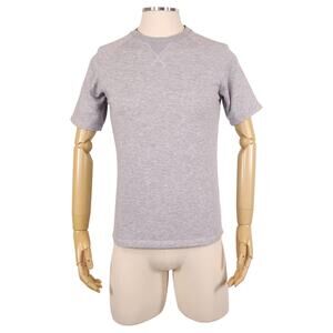 Reiss Short Sleeve Sweatshirt Tee Heathered Gray Sz Small